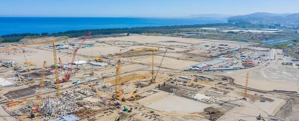 Gran obra industrial y portuaria en ejecución